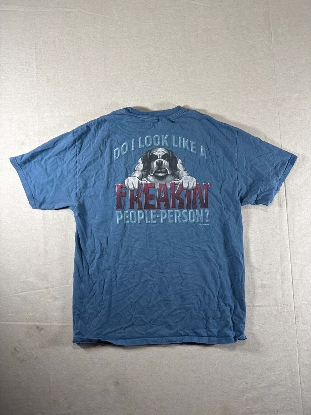 Vintage 2003 Big Dogs 'Do I Look Like A Freakin' People Person?' Graphic T-Shirt